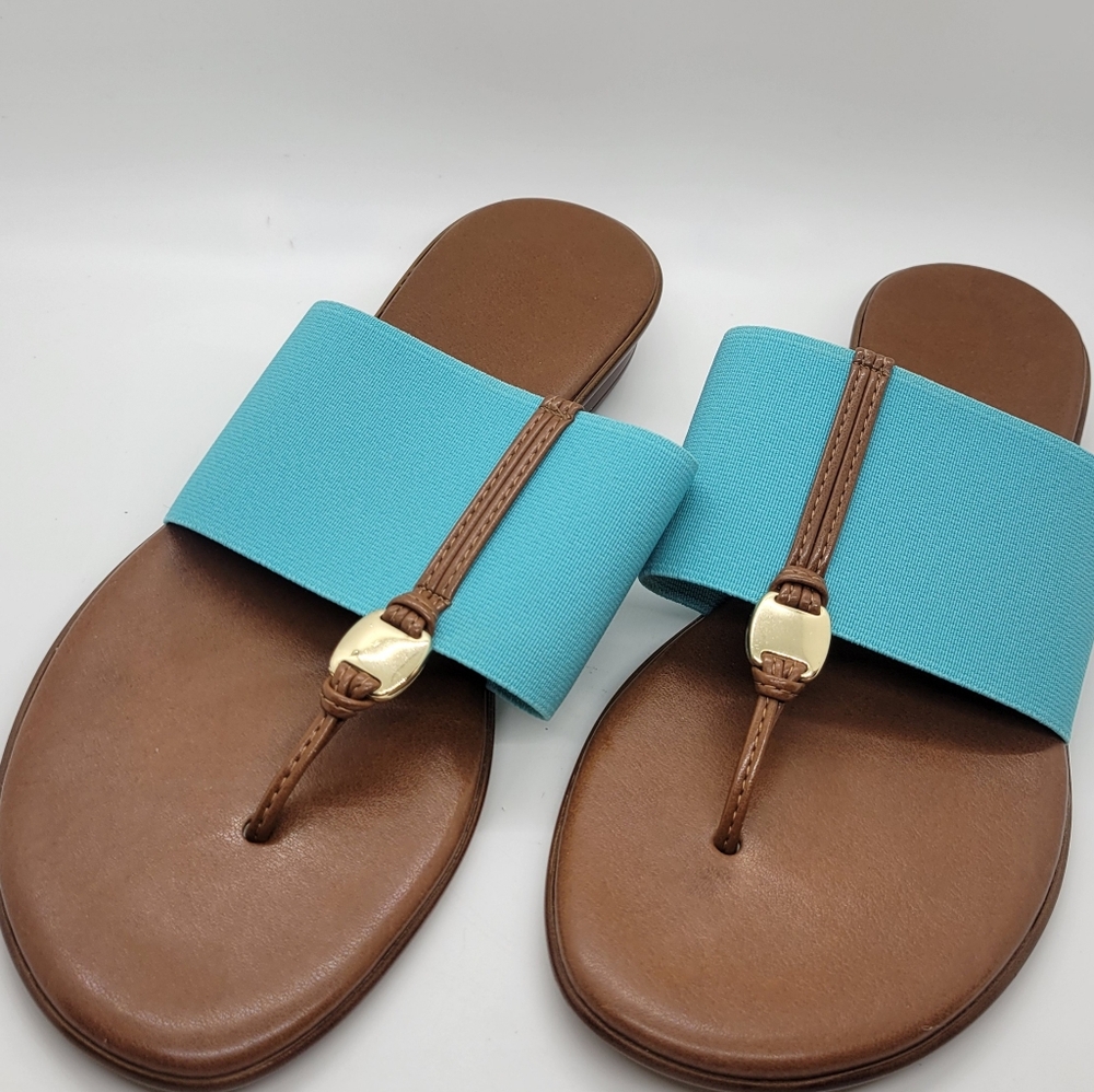 Turquoise/Brown  Women's Sandals
